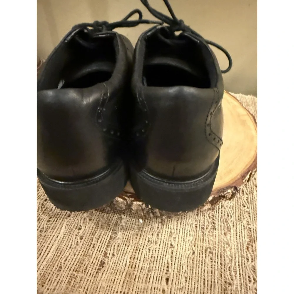 Rockport‎ Men's Dressports Steel Toe Wing Tip Oxford RK6741 Black Leather 10.5